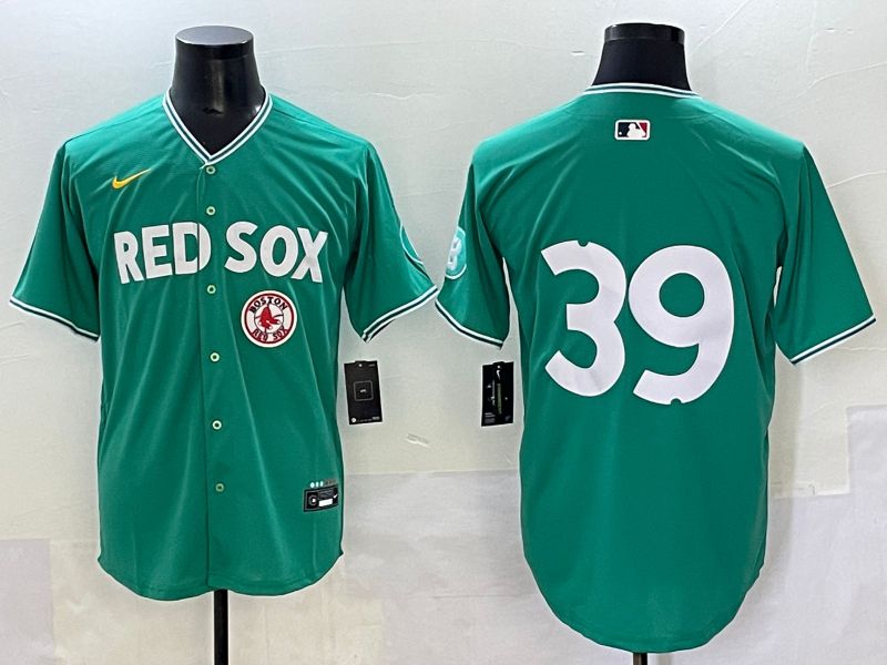 Men 2025 Boston Red Sox #39 No Name Dark Green Joint Name Nike MLB Jersey style 10->boston red sox->MLB Jersey